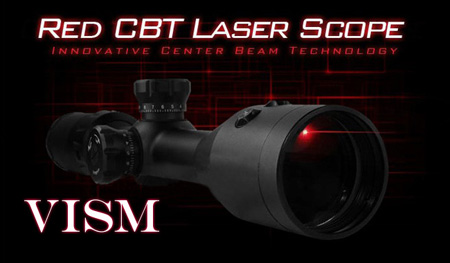 Vism 3-9x42 Full-Size Scope with Integrated Red Laser and Mil-Do